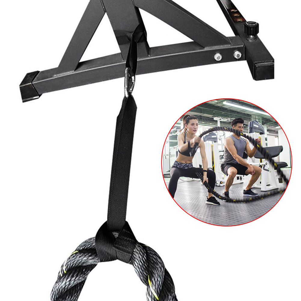 Crossfit Training Gear - 2pcs Battle Rope Anchor Strap Heavy