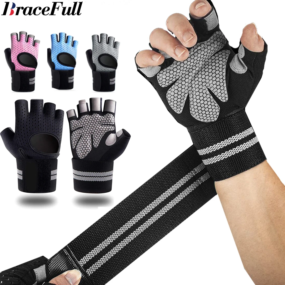 Crossfit G - 1Pair Half Finger Gym Fitness Gloves