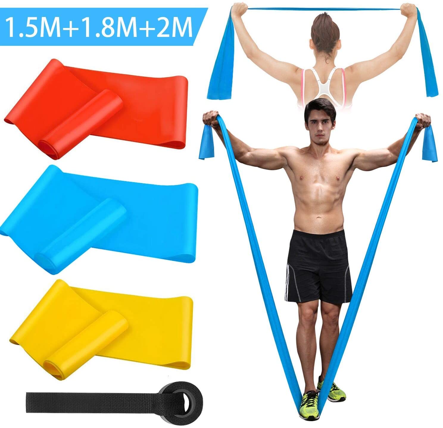 Elastic Fitness Bands 3Pcs Res - огляд і ціна Crossfit Training Gear