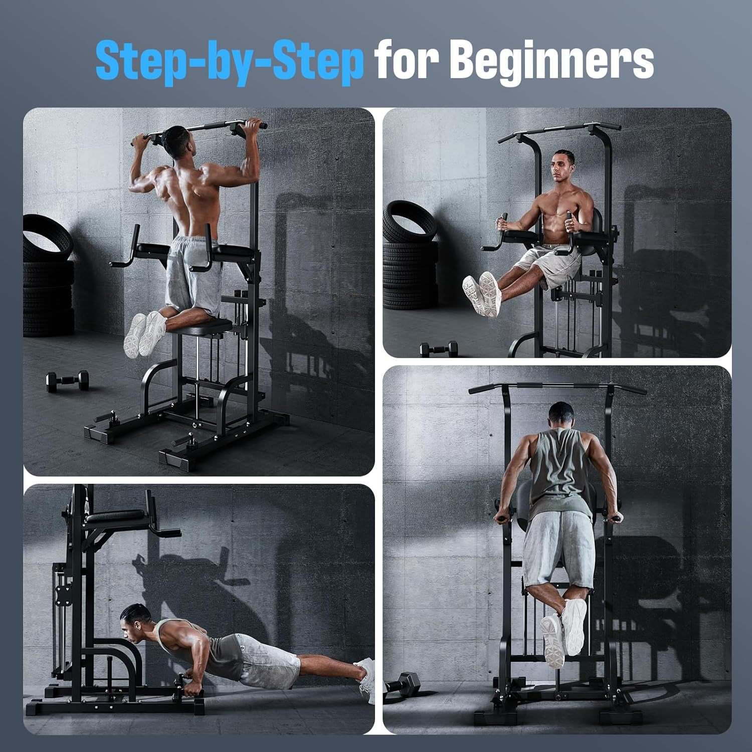 Power Tower Pull-Up Dip Statio - огляд і ціна Pull Up Bar Grip