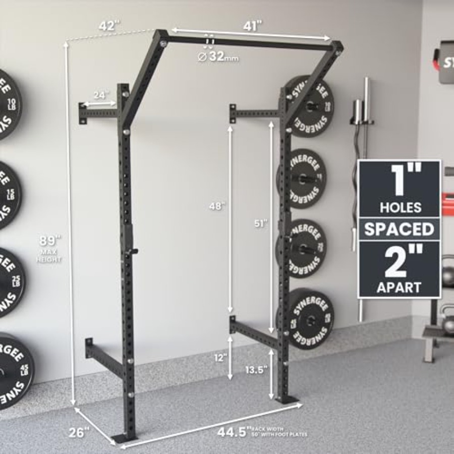 Wall Mounted Squat Rack for ho - огляд і ціна Pull Up Bar Grip