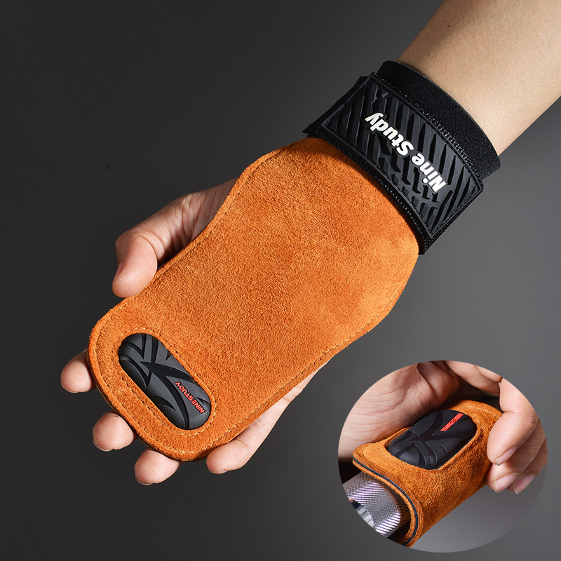 Cowhide Gym Grips Gloves Weigh - огляд і ціна Crossfit Training Gear
