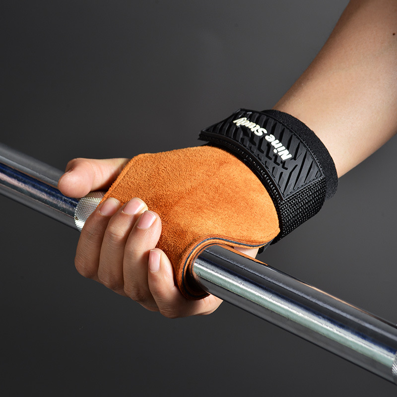 Cowhide Gym Grips Gloves Weigh - огляд і ціна Crossfit Training Gear