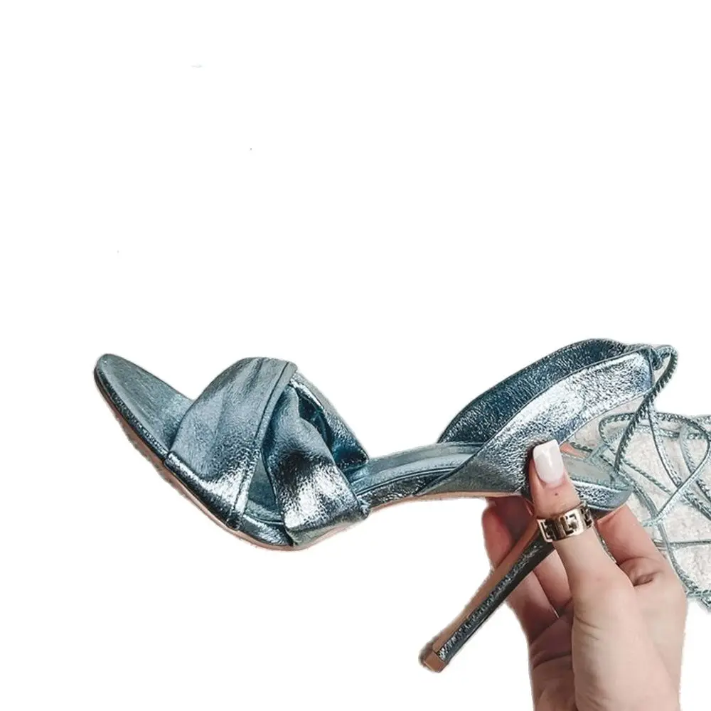 Metallic Blue Wrap Heeled Sand - огляд і ціна Crossfit Ladies