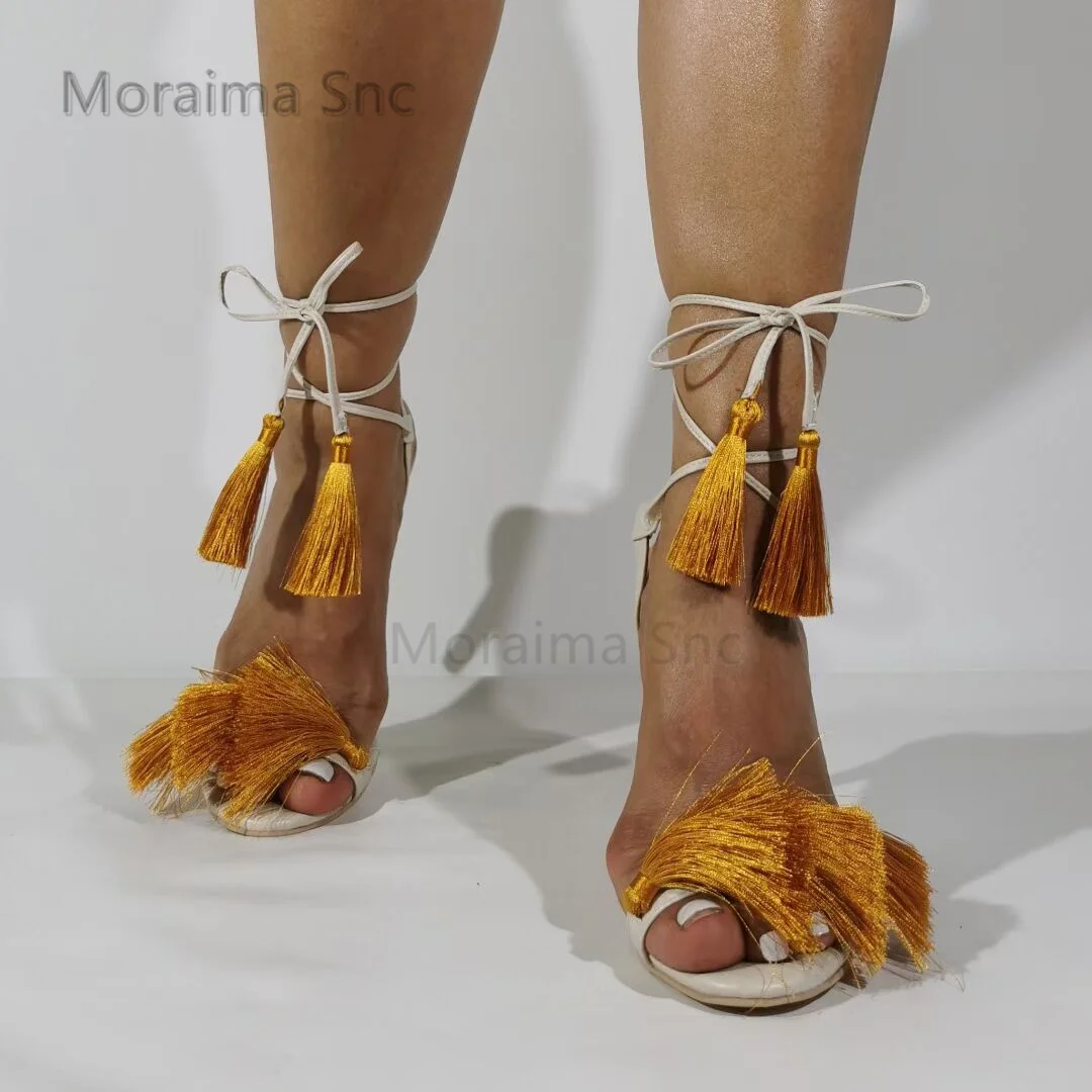 Tassel High Heels Strappy Sand - огляд і ціна Crossfit Ladies