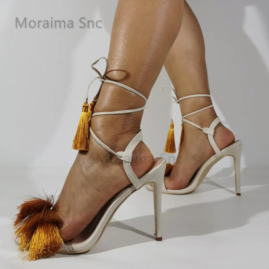 Tassel High Heels Strappy Sand - огляд і ціна Crossfit Ladies