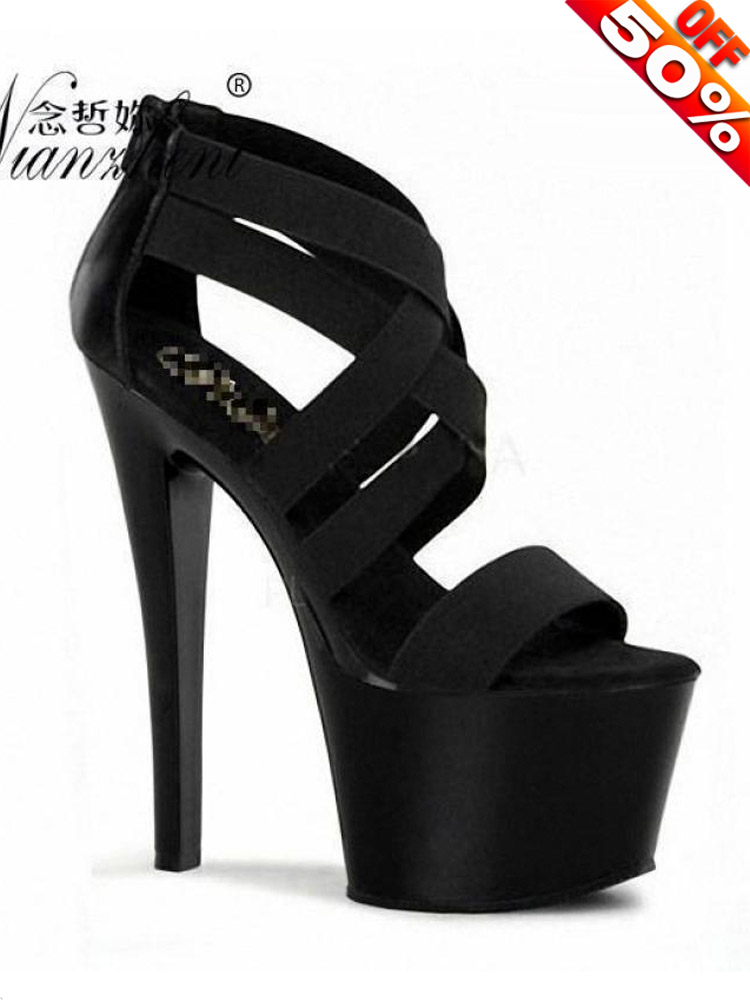 17cm Heeled Sandals Black pole - огляд і ціна Crossfit G