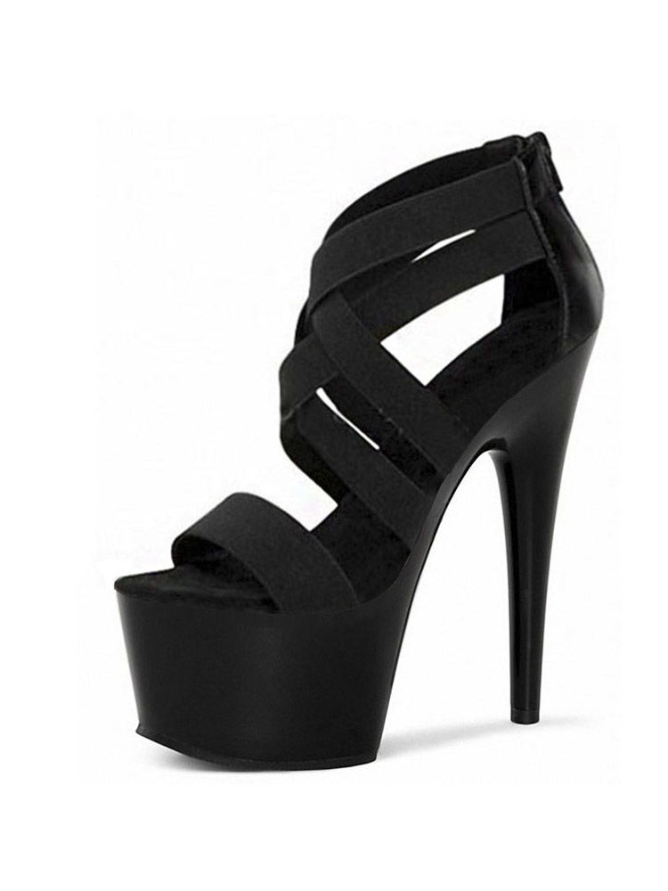 17cm Heeled Sandals Black pole - огляд і ціна Crossfit G