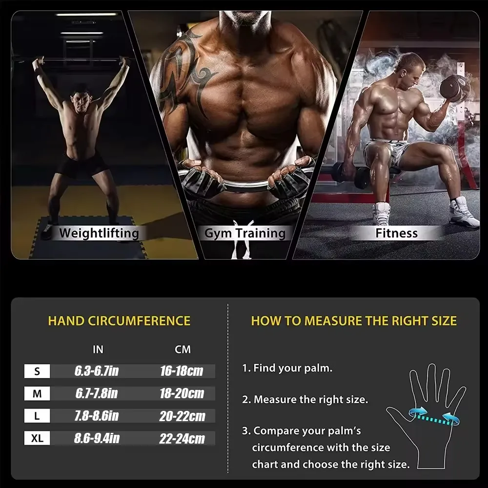 1Pair Half Finger Gym Fitness  - огляд і ціна Crossfit Training Gear