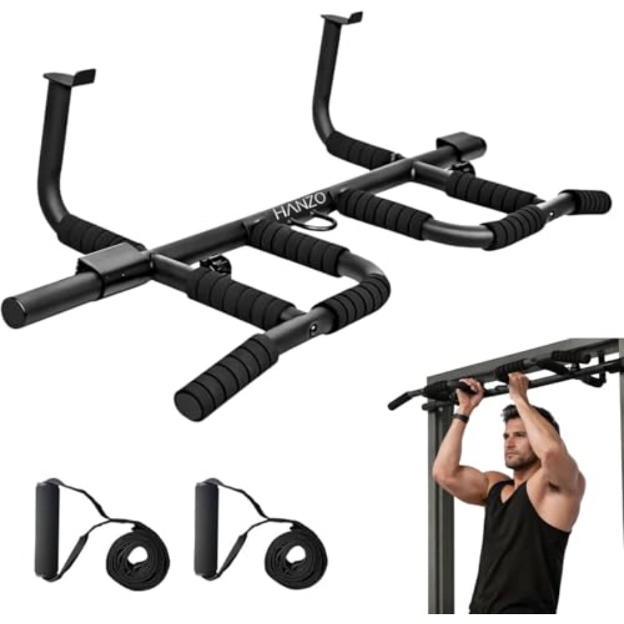Doorway Pull Up Bar Set with S - огляд і ціна Pull Up Bar Grip