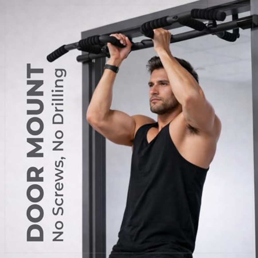 Doorway Pull Up Bar Set with S - огляд і ціна Pull Up Bar Grip