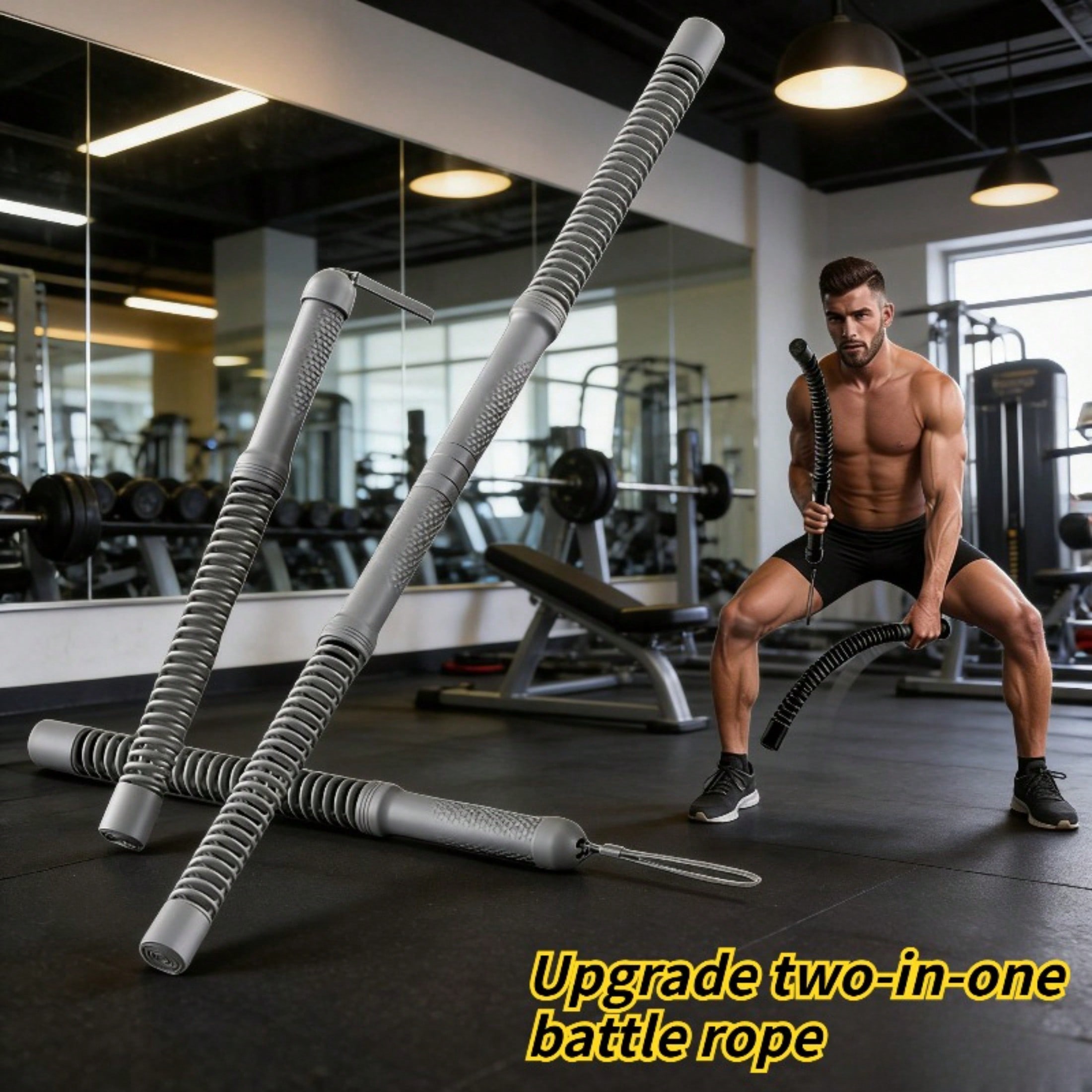 2-in-1 Upgraded Cordless Battl - огляд і ціна Crossfit Training Gear